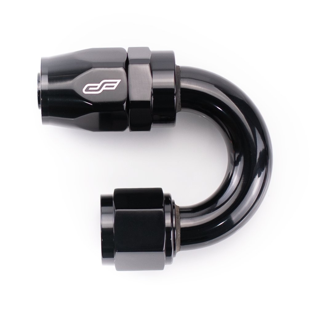 -4 AN 180 Degree Female Aluminum Hose End Fitting