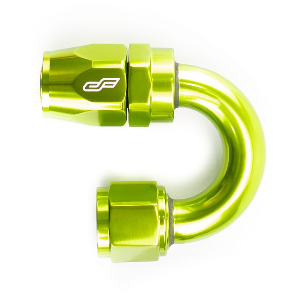 -4 AN 180 Degree Female Aluminum Hose End Fitting