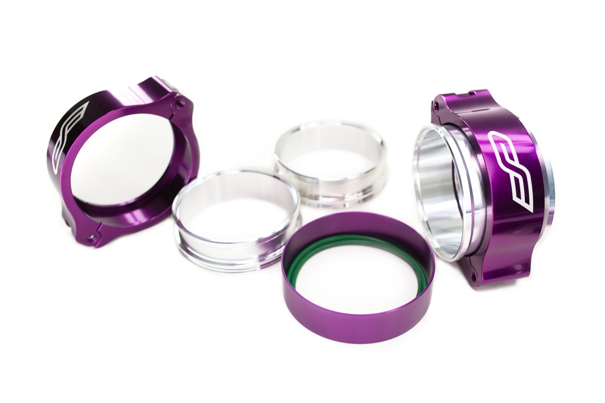 2.5" Turbo Clamp w/ Aluminum Ferrules