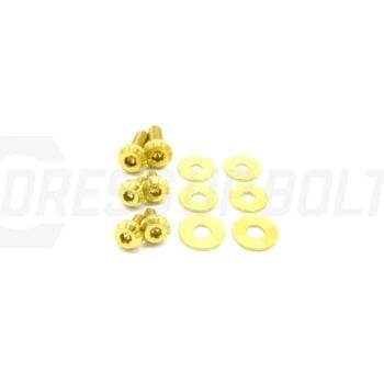 Dress Up Bolts Titanium Hardware Kit - Verus Engineering Turbo Heat Shield (Toyota Supra MKV)