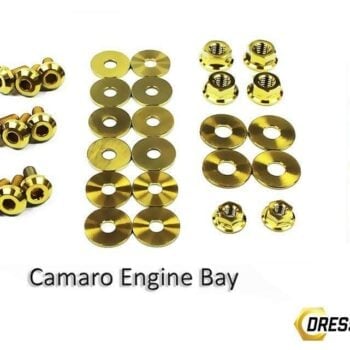 Chevrolet Camaro (2010-2015) Titanium Dress Up Bolts Engine Bay Kit