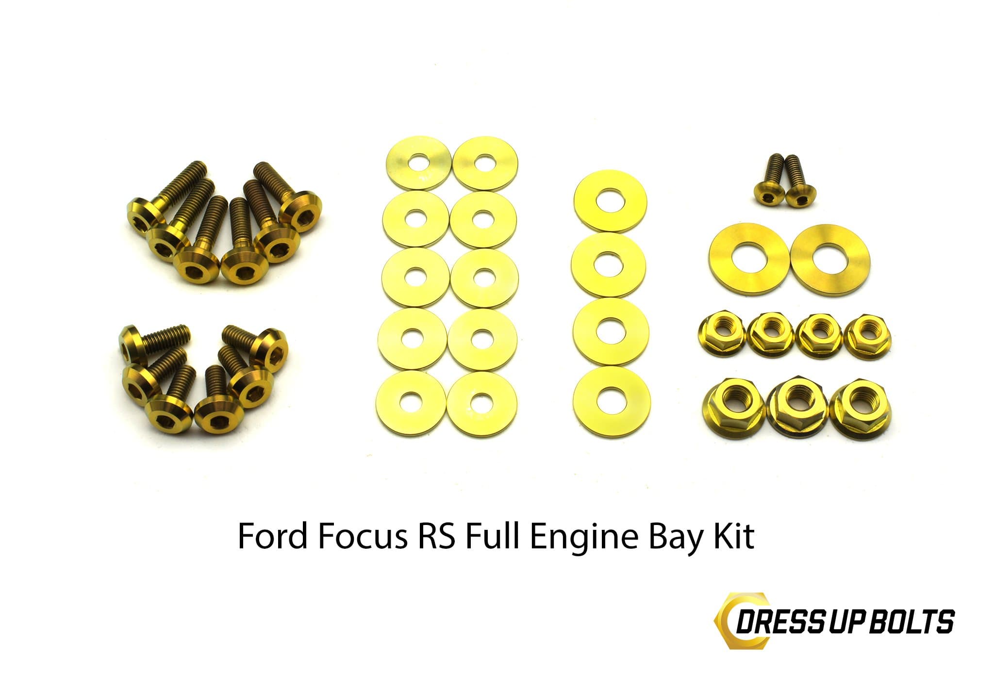 Ford Focus RS (2016-2018) Titanium Dress Up Bolt Engine Bay Kit