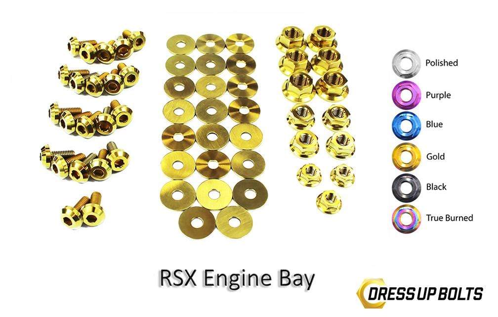 Acura RSX & RSX Type-S (2002-2006) Titanium Dress Up Bolts Engine Bay Kit