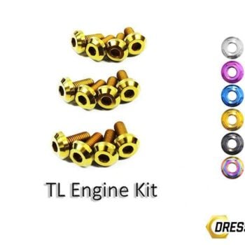 Dress Up Bolts Titanium Hardware Engine Kit - J32A3 Engine