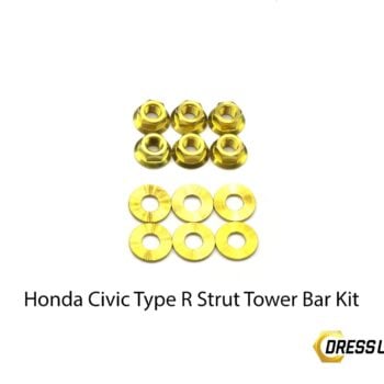 Dress Up Bolts Titanium Hardware Strut Tower Kit - Honda Civic Type R (2017-2021)