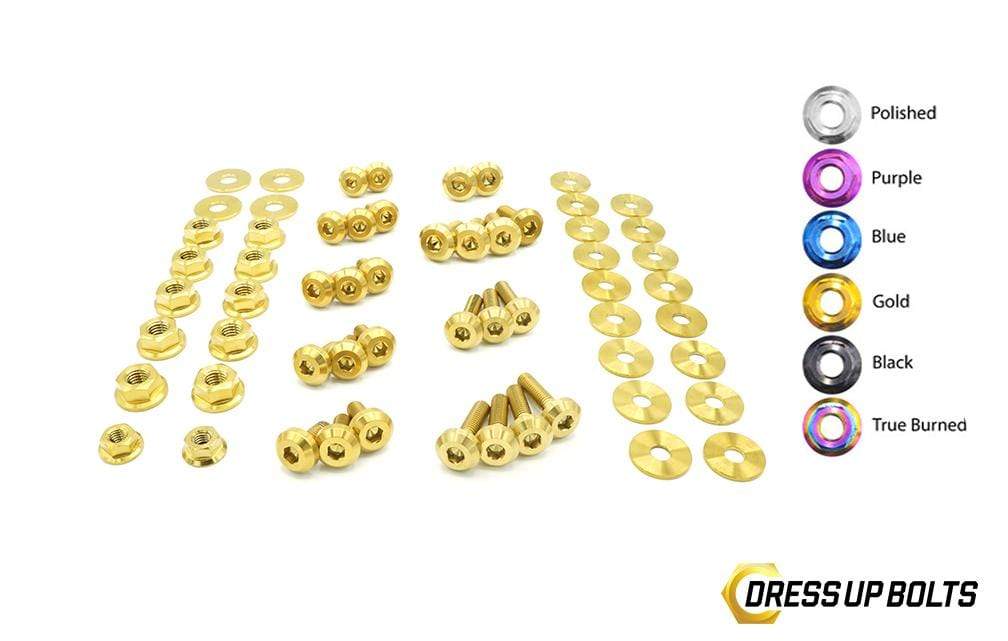 Dress Up Bolts Titanium Hardware Engine Bay Kit - Infiniti Q60 (2016-Present)