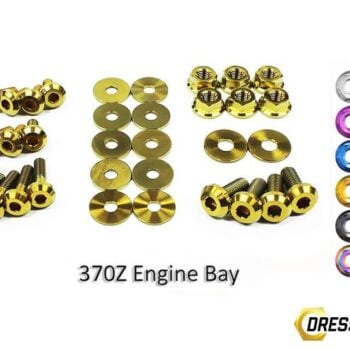 Dress Up Bolts Titanium Hardware Engine Bay Kit - Nissan 370Z (2009-2020)