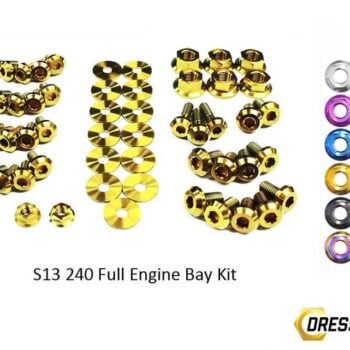 Nissan S13 240sx (1989-1995) Titanium Dress Up Bolts Full Engine Bay Kit