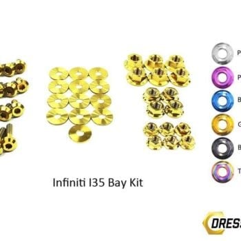 Infiniti I35 (2002-2004) Titanium Dress Up Bolts Engine Bay Kit