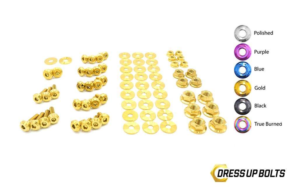 Dress Up Bolts Stage 2 Titanium Hardware Engine Bay Kit - Nissan S15 (1999-2002)