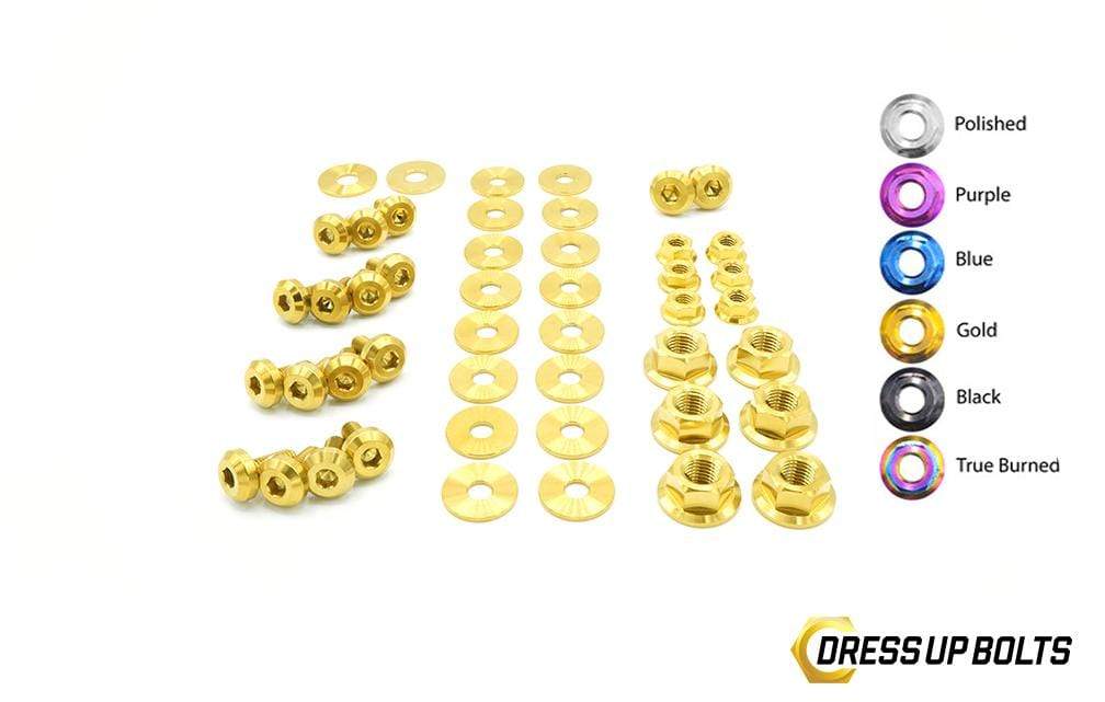 Dress Up Bolts Stage 1 Titanium Hardware Engine Bay Kit - Nissan S15 (1999-2002)