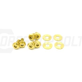 Dress Up Bolts Titanium Hardware Hood Kit - Subaru Impreza GC8 (1992-2001)