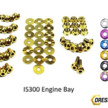 Lexus IS300 (1998-2005) Titanium Dress Up Bolts Full Engine Bay Kit