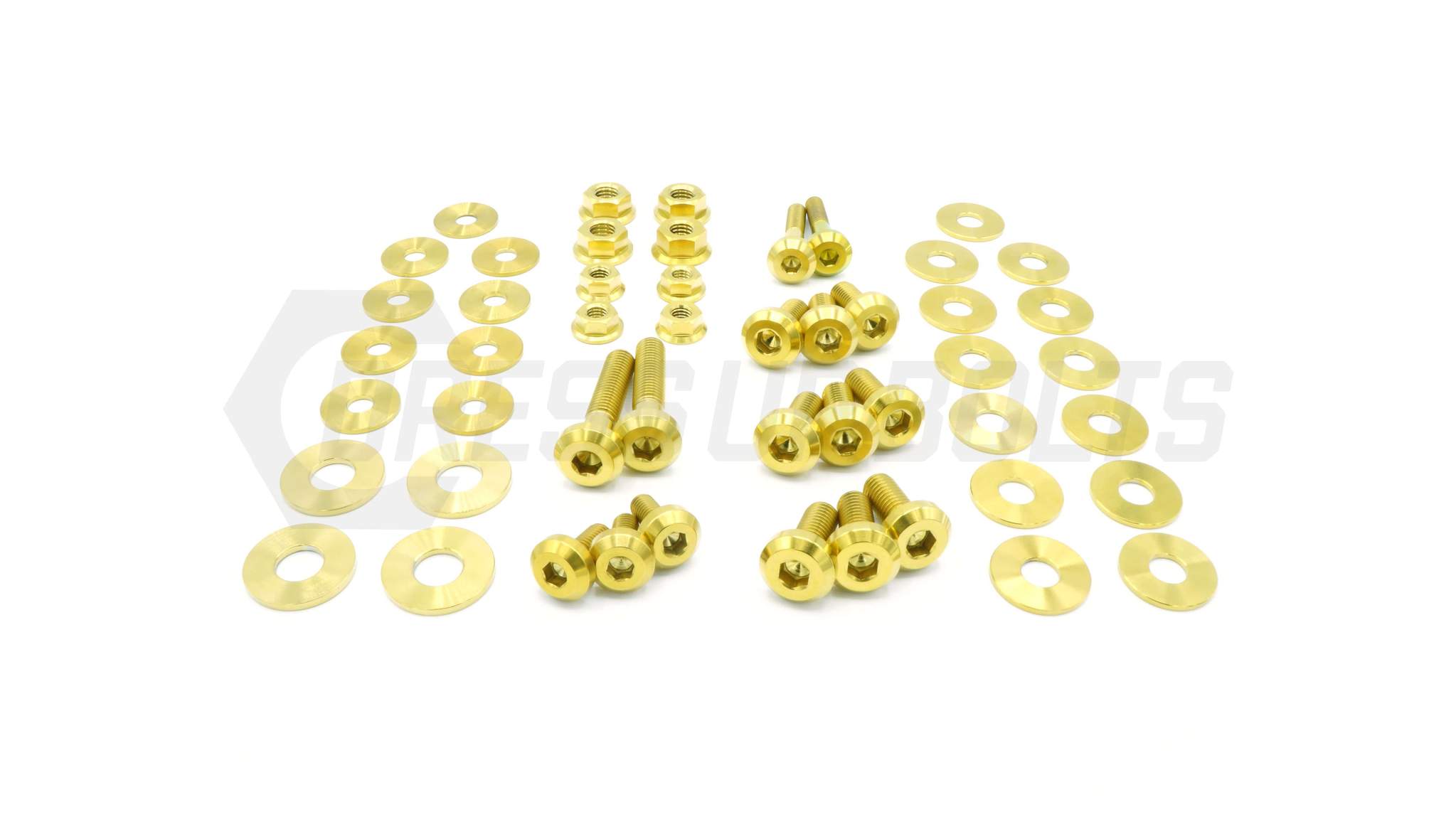 Dress Up Bolts Stage 1 Titanium Hardware Engine Bay Kit - Toyota Supra MKV
