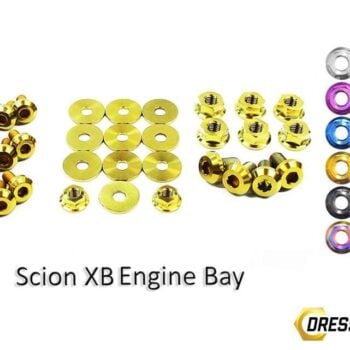 Scion XB (2003-2006) Titanium Dress Up Bolts Engine Bay Kit