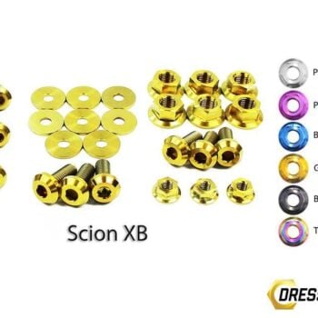 Scion XB (2007-2015) Titanium Dress Up Bolts Engine and Engine Bay Kit