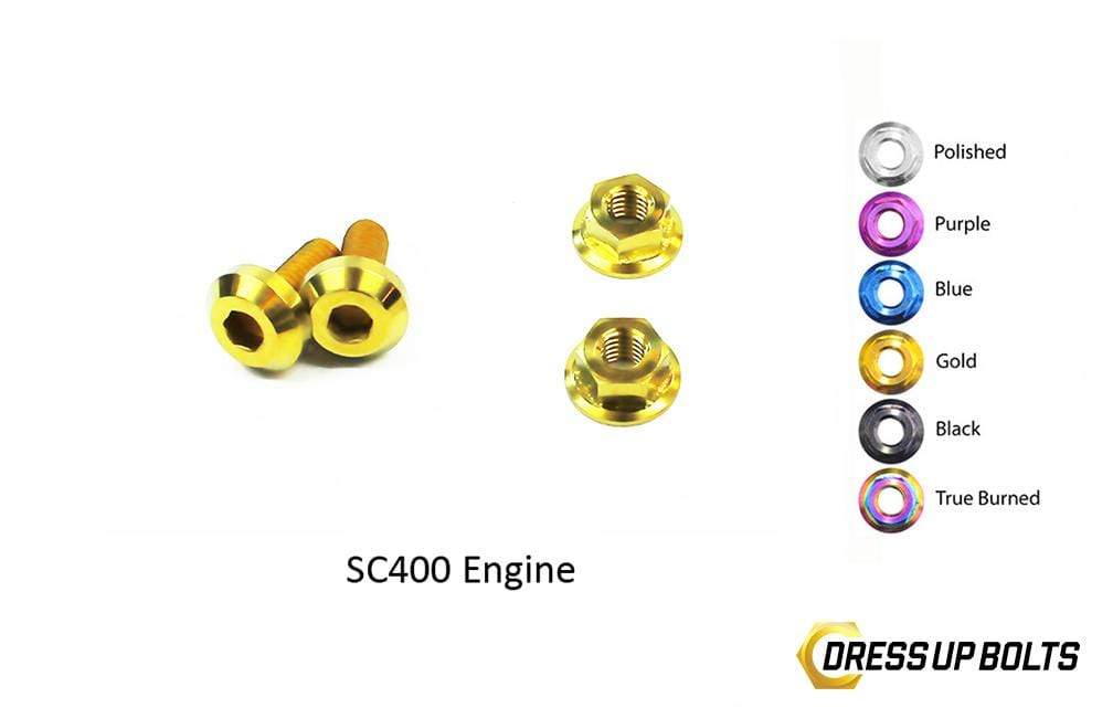 Lexus SC300/SC400 (1998-2000) 1UZ-FE VVTi Titanium Dress Up Bolts Engine Kit
