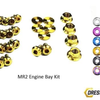 Toyota MR2 W20 (1990-1999) Titanium Dress Up Bolts Engine Bay Kit