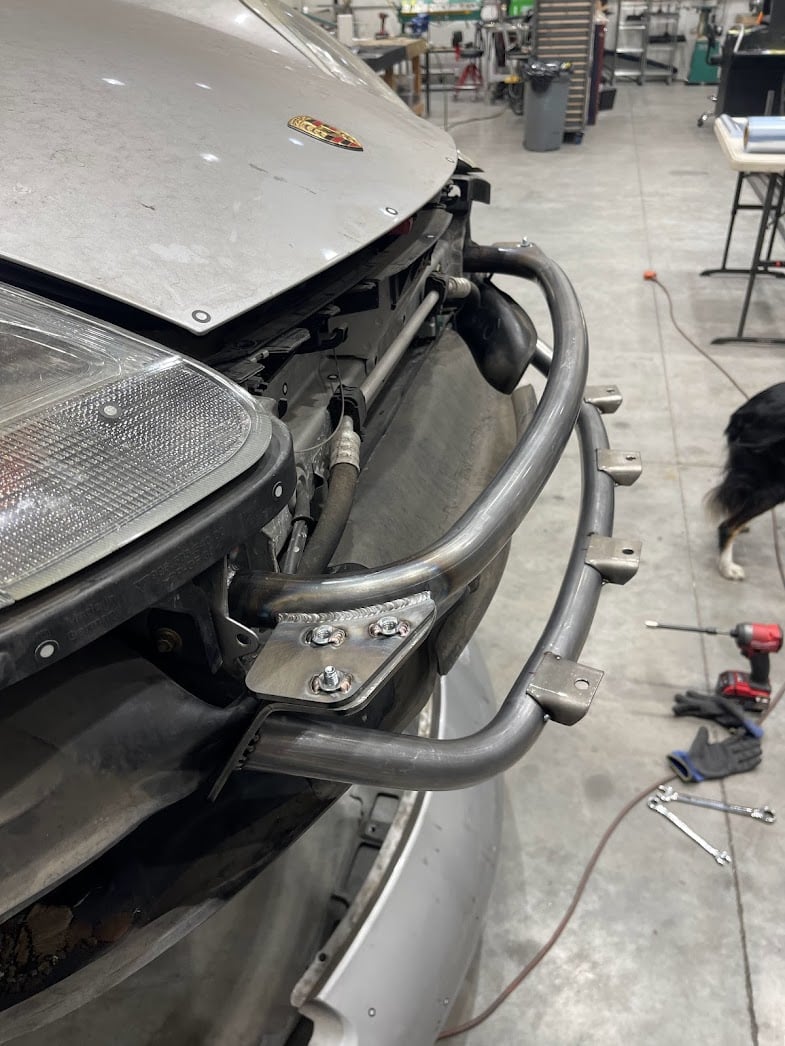 Porsche Boxster / 911, 986 / 996 Front Bash Bar and Lower Safari Light Bar