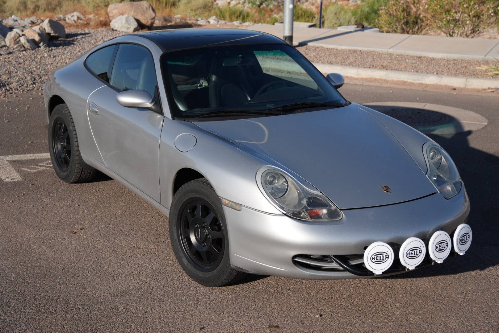 Porsche Boxster / 911, 986 / 996 Front Bash Bar and Lower Safari Light Bar