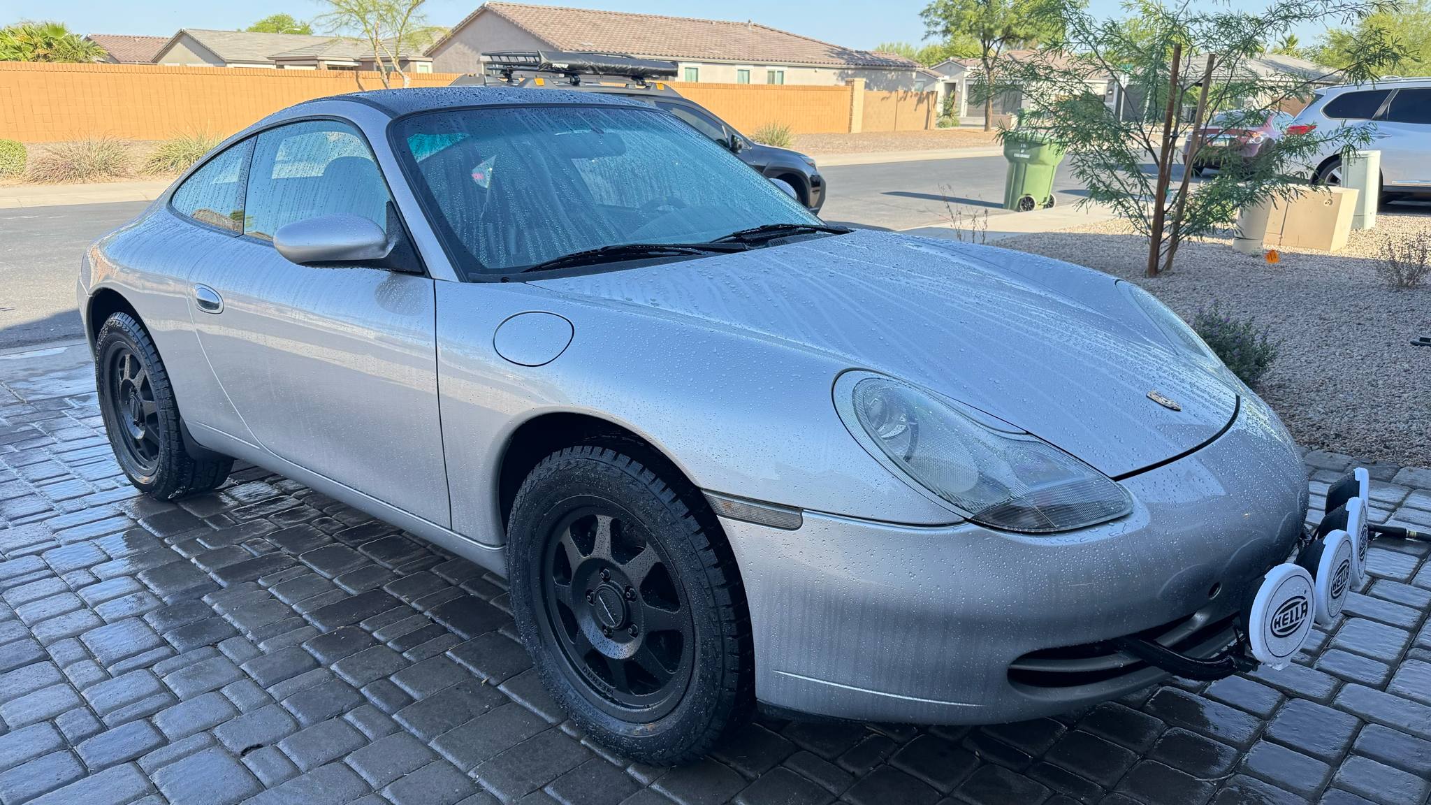 Porsche Boxster / 911, 986 / 996 Front Bash Bar and Lower Safari Light Bar