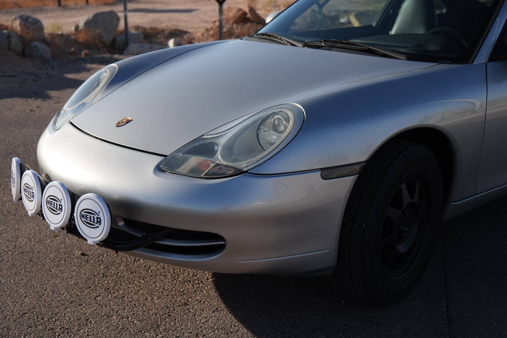 Porsche Boxster / 911, 986 / 996 Front Bash Bar and Lower Safari Light Bar