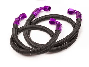 Braided AN Fuel Hose and Fitting Assembly