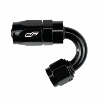 -06 AN 150 Degree Female Aluminum Hose End Fitting