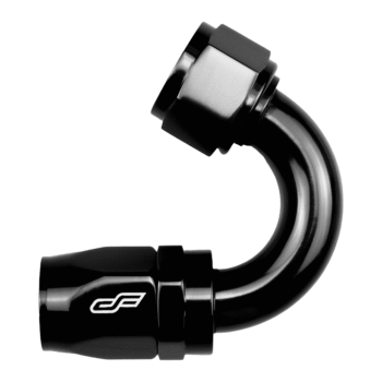-4 AN 150 Degree Female Aluminum Hose End Fitting