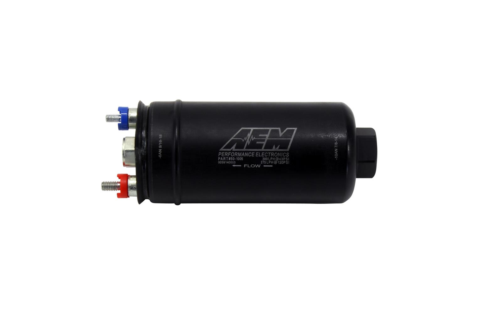 AEM 50-1005 – 380LPH High Flow, High Pressure Inline Fuel Pump