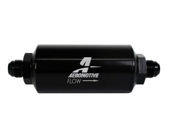 Aeromotive AN-08 Male 10-Micron Microglass – In-Line Fuel Filter