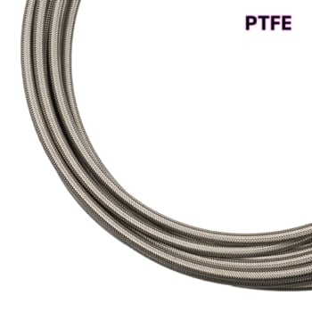 10AN PTFE Braided Stainless Steel Hose / Line (E85 + Race Fuel Safe) - BY THE FOOT