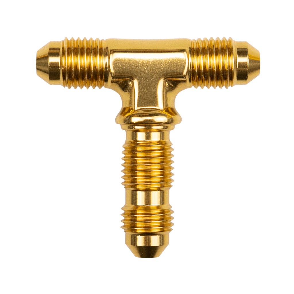 -4 AN Fitting Bulkhead Tee