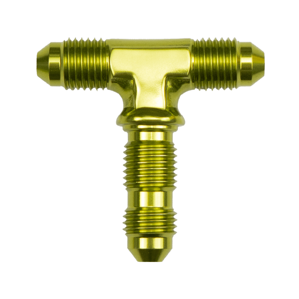 -4 AN Fitting Bulkhead Tee