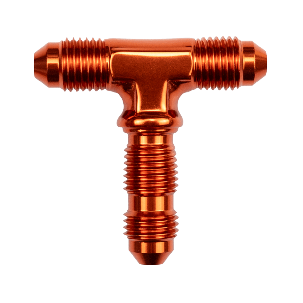 -4 AN Fitting Bulkhead Tee