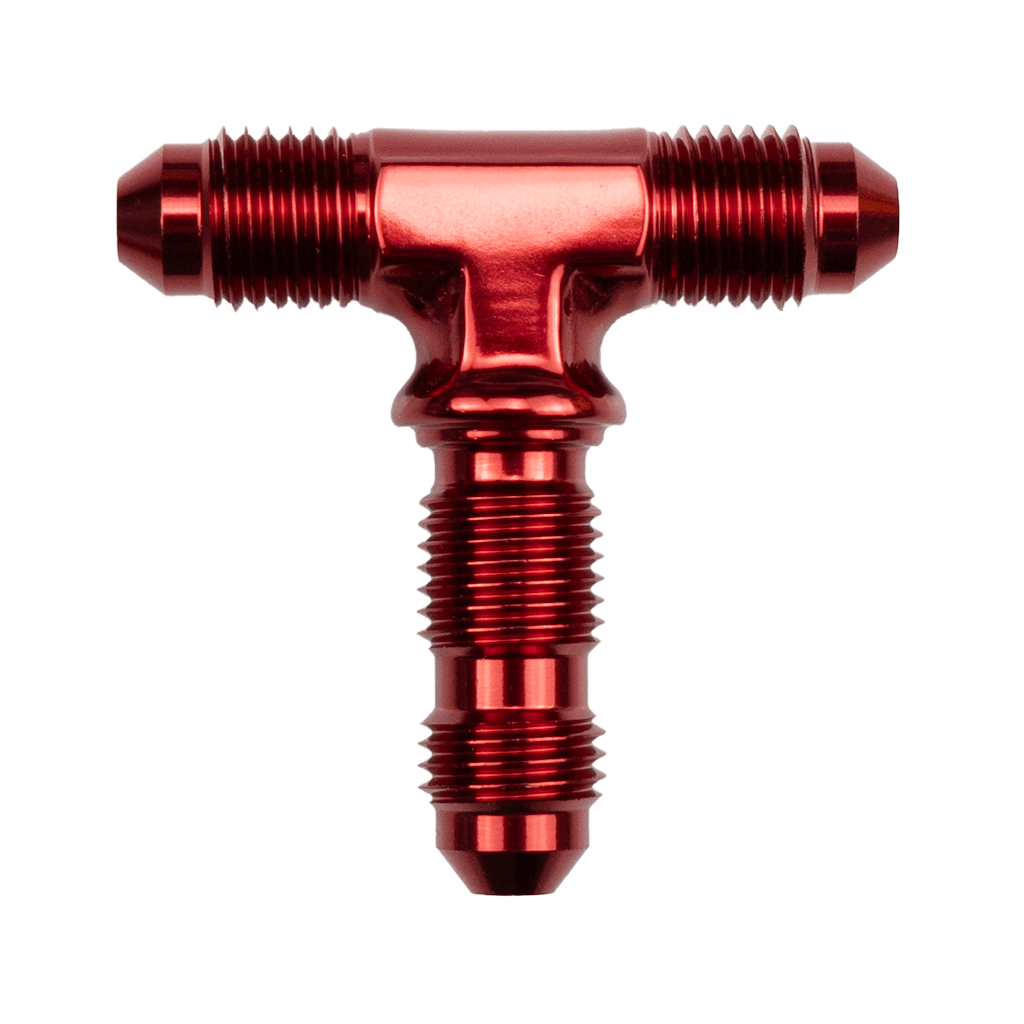 -4 AN Fitting Bulkhead Tee