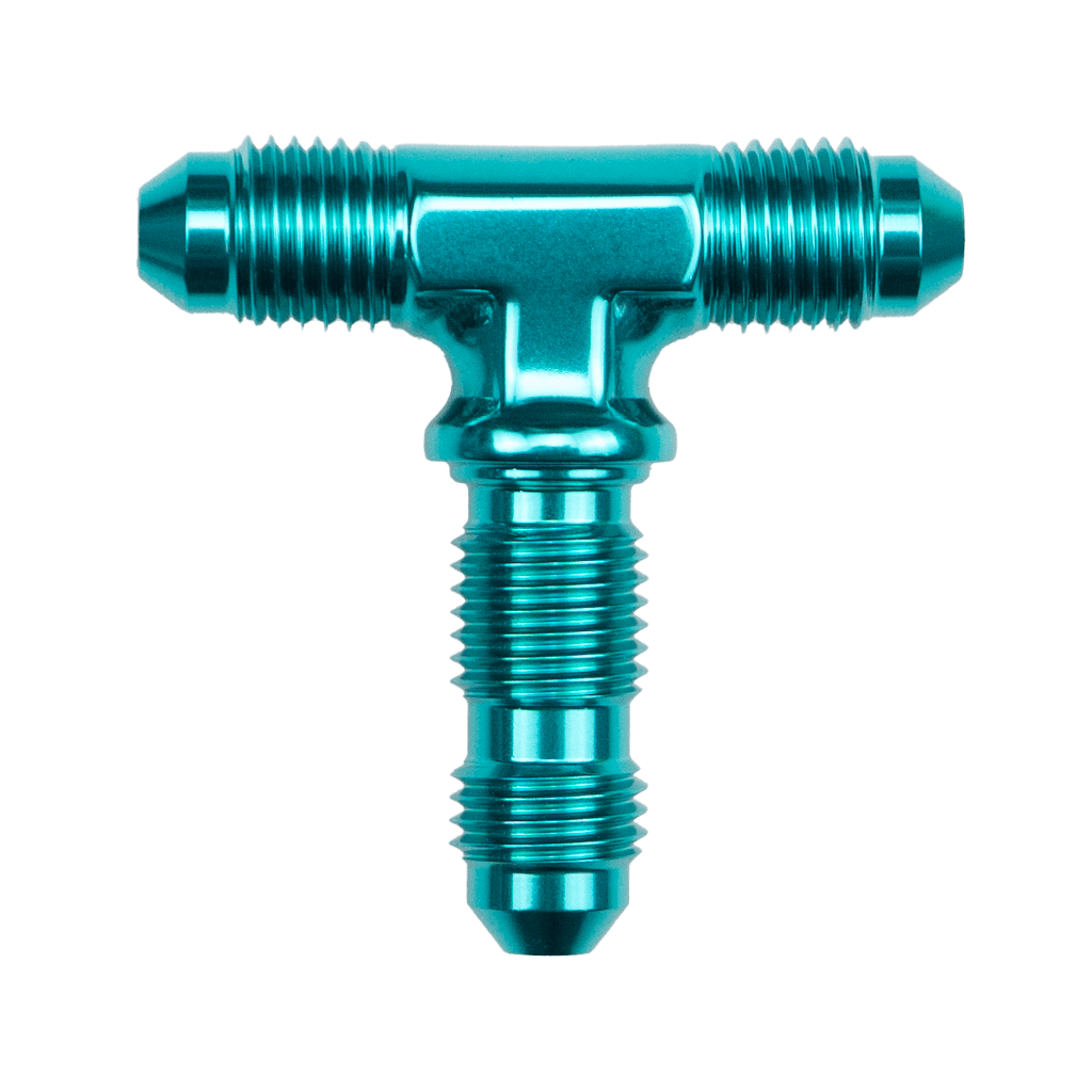 -4 AN Fitting Bulkhead Tee