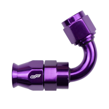 -6 AN 120 Degree Female Aluminum Hose End (PTFE)