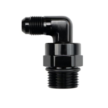 -6 AN to -6 AN ORB Swivel 90° Elbow Adapter