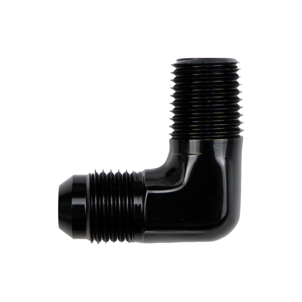 6 AN to 1/8" NPT Adapter 90 Degree Elbow Adapter