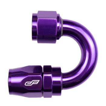 -4 AN 180 Degree Female Aluminum Hose End Fitting
