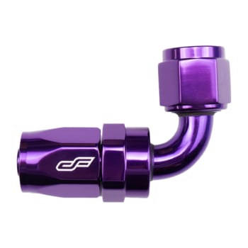 -4 AN 90 Degree Female Aluminum Hose End Fitting