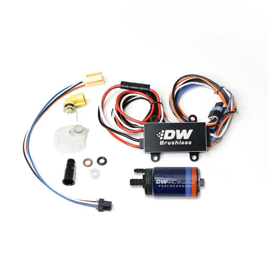 DeatschWerks DW440 Brushless w/ 2-Speed Controller Fuel Pump for 2008+ Subaru STI