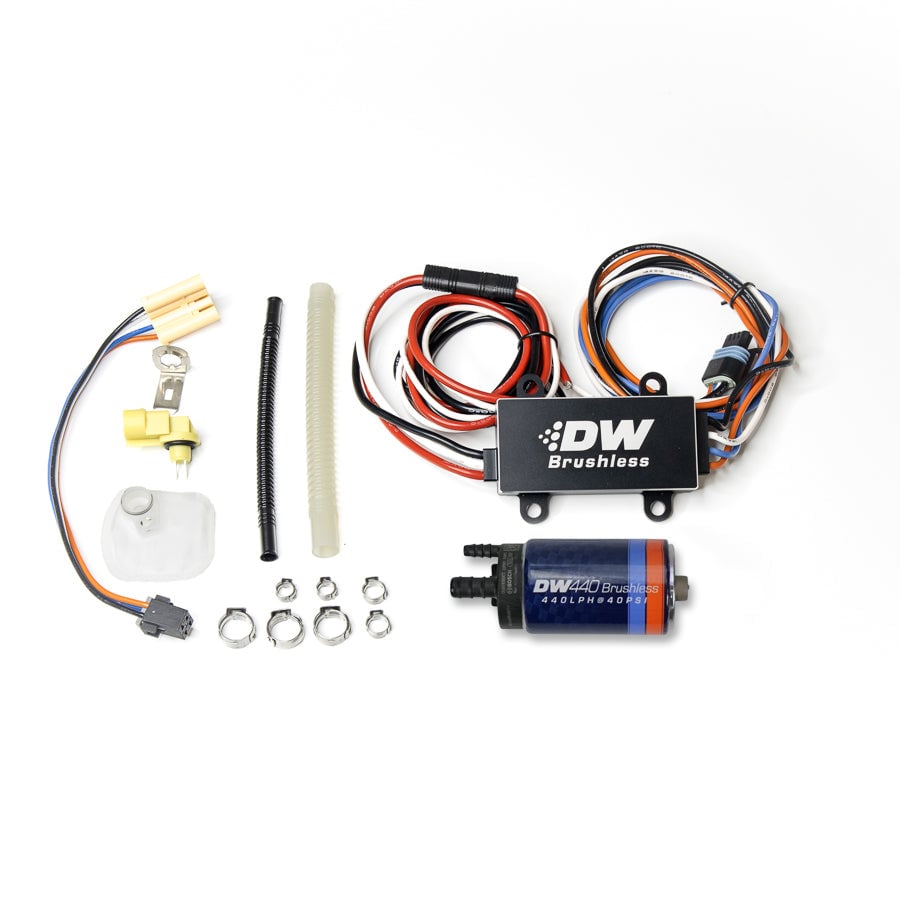 DeatschWerks DW440 Brushless w/ 2-Speed Controller Fuel Pump for S550/S650 Mustang