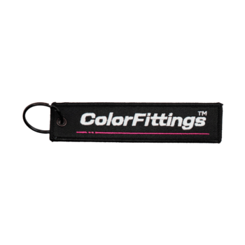 ColorFittings Automotive Jet Tag Keychain