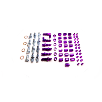 Brake Line Tuck Kit w/ Banjo Bolts for Honda Civic / Acura Integra