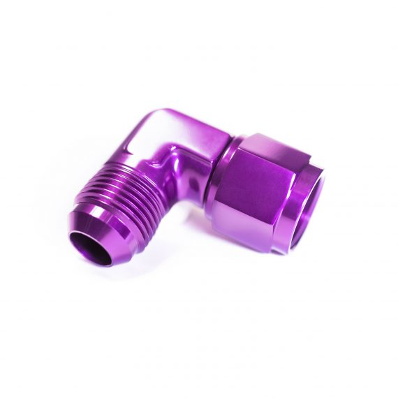 ColorFittings Red 4AN Straight Female Aluminum Hose End Fitting - AN4 Dash Four