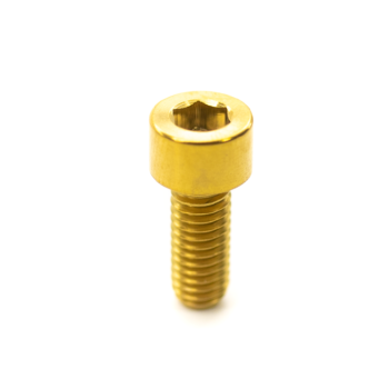 M5 X .8 X 25MM Titanium Socket Cap Bolt BY DRESS UP BOLTS
