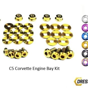 Chevrolet C5 Corvette & Z06 (1997-2004) Titanium Dress Up Bolts Engine Bay Kit