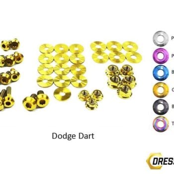 Dodge Dart (2013-2016) Titanium Dress Up Bolts Engine Bay Kit